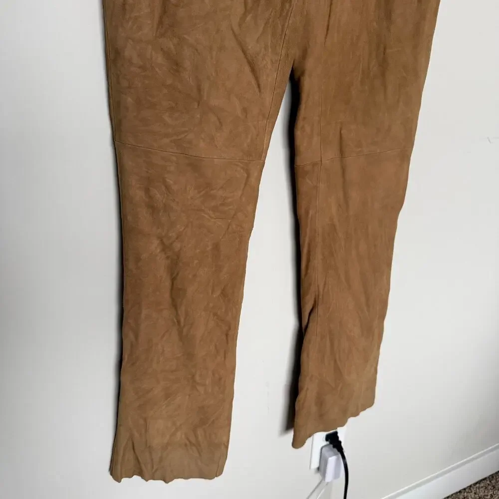Vintage Ralph Lauren Womens Genuine Leather Pants 6 Western Luxury Equestrian